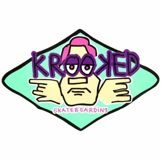 Krooked Skateboards Logo - Krooked Skateboards Krooked Arketype Skateboard Sticker - Assorted ...