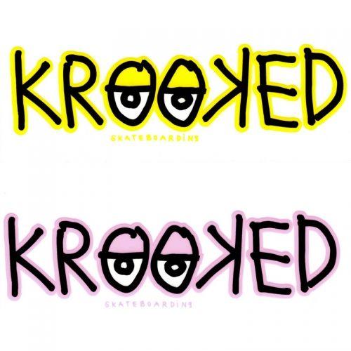 Krooked Skateboards Logo - Krooked Skateboards Krooked Eyes Sticker Medium
