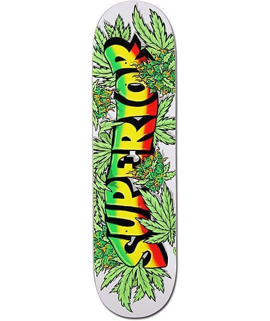 Zumiez Skateboard Logo - Superior Ganja Logo 8.25