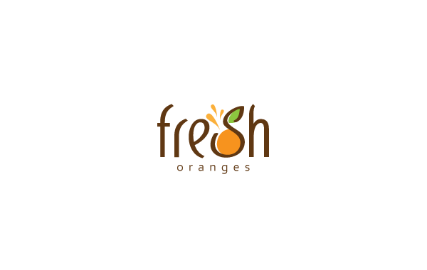 Fresh Logo - Logo: fresh oranges