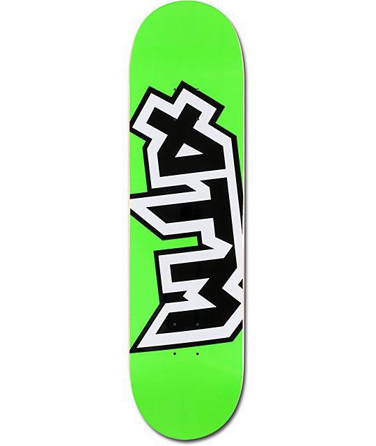 Zumiez Skateboard Logo - ATM Logo 8.25 Skateboard Deck