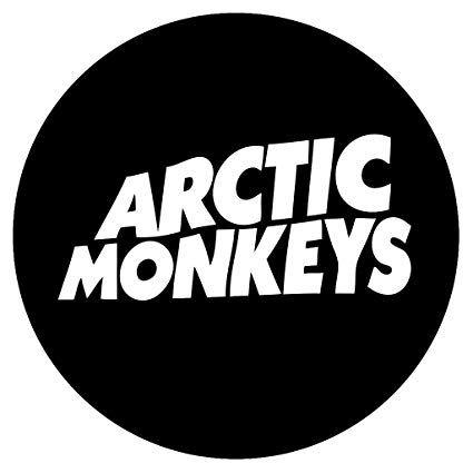 Arctic Monkeys Logo - Amazon.com : Arctic Monkeys 4.5 Rock Band Logo Decal Sticker