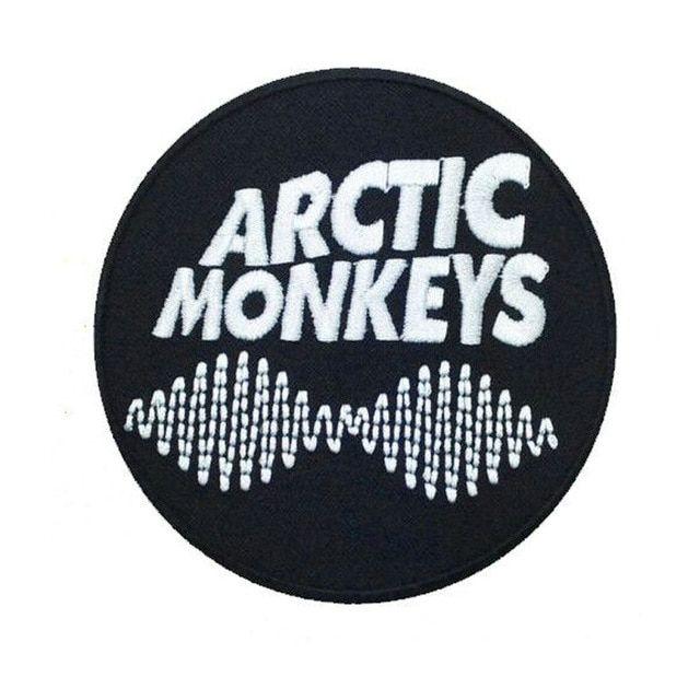 Arctic Monkeys Logo - 10pcs New Arctic Monkeys Iron Sew On Patch Rock Band Logo Heavy ...