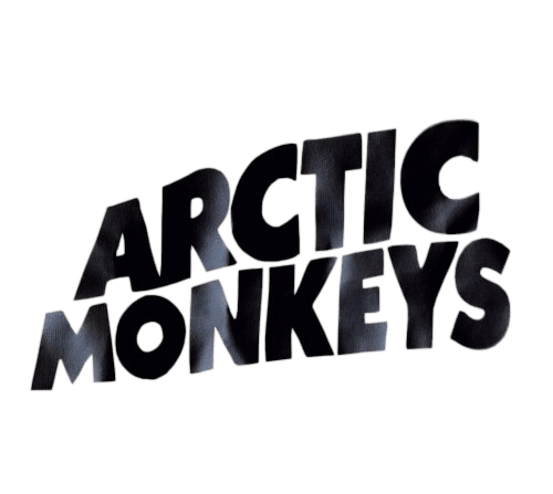 Arctic Monkeys Black and White Logo - Arctic Monkeys Logo transparent PNG - StickPNG