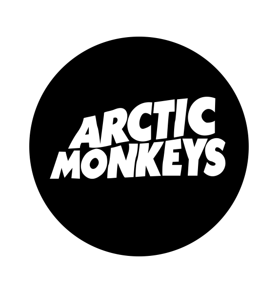 Arctic Monkeys Logo - Pegatina Arctic Monkeys Logo Círculo - adhesivosNatos