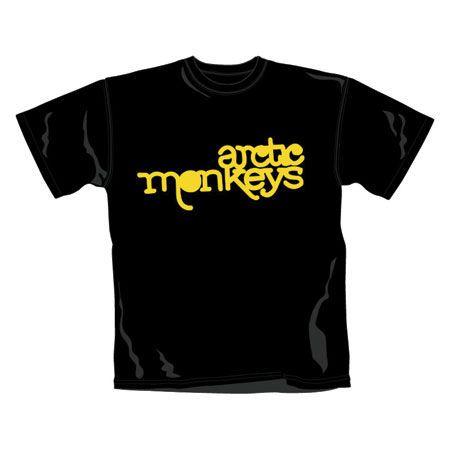 Arctic Monkeys Logo - Arctic Monkeys Yellow Logo t-shirt | verkkopaita.com