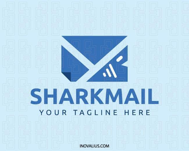 Mail Company Logo - Shark Mail Logo Design
