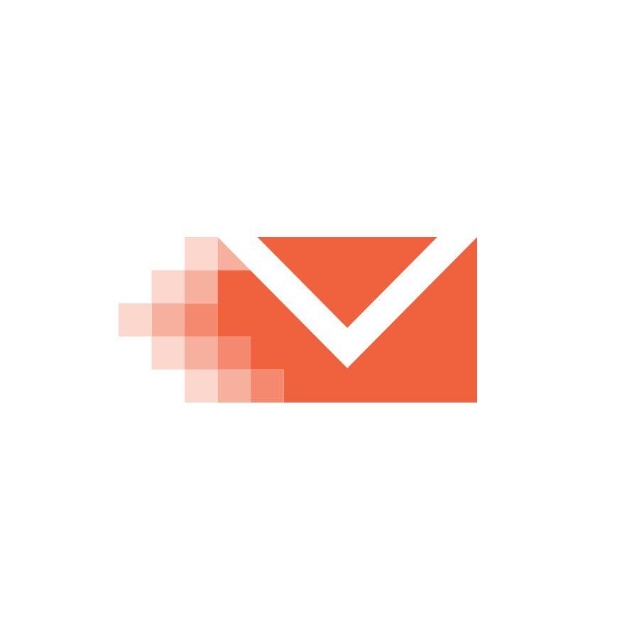 Mail Company Logo - Gardner Design - Postalocity mailing services logo design. Pixelated ...