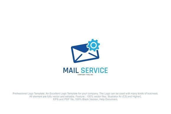 Mail Company Logo - Email Service Logo Logo Templates Creative Market