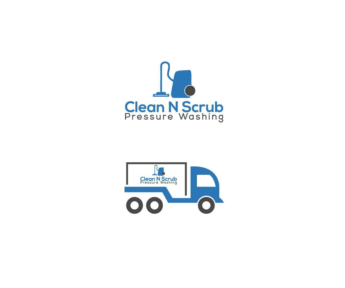 USA N Logo - Bold, Masculine, Pressure Cleaning Logo Design for Clean N Scrub ...