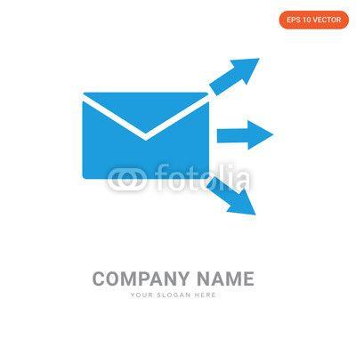 Mail Company Logo - Forward mail company logo design. Buy Photo