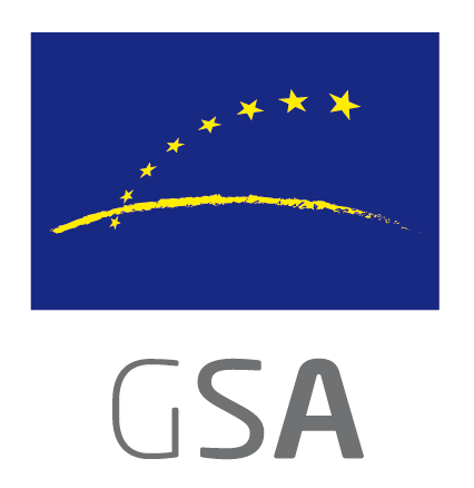 GSA Logo - GSA Identity. European Global Navigation Satellite Systems Agency