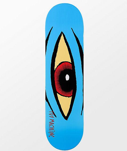 Eye Toy Machine Logo - Toy Machine Sect Eye 8.25 Skateboard Deck