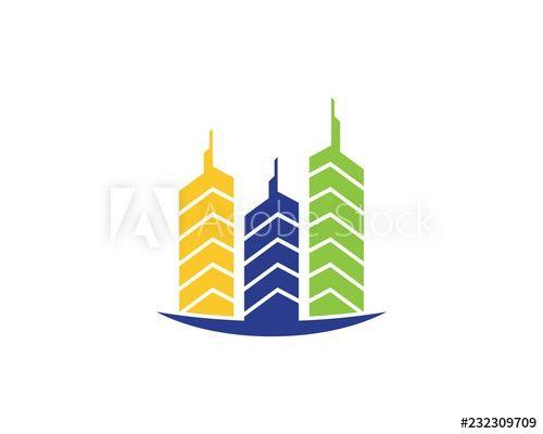 Modern City Logo - Modern city logo template vector this stock vector and explore