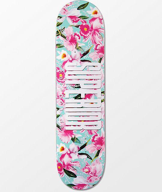 Zumiez Skateboard Logo - Superior Floral 8.0 Skateboard Deck