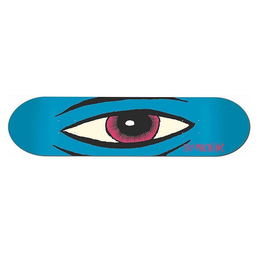 Eye Toy Machine Logo - Toy Machine Sect Eye Blue 8.375 - Wreckless