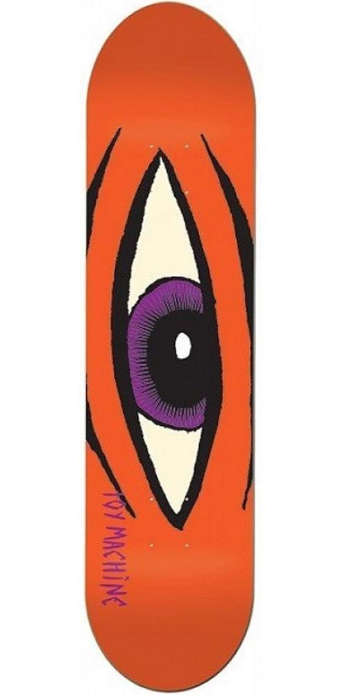 Eye Toy Machine Logo - Toy Machine Sect Eye Skateboard Deck - Orange - 8.0 – SkateAmerica