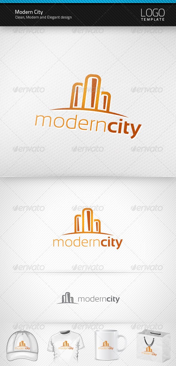 Modern City Logo - Modern City Logo by artnook | GraphicRiver