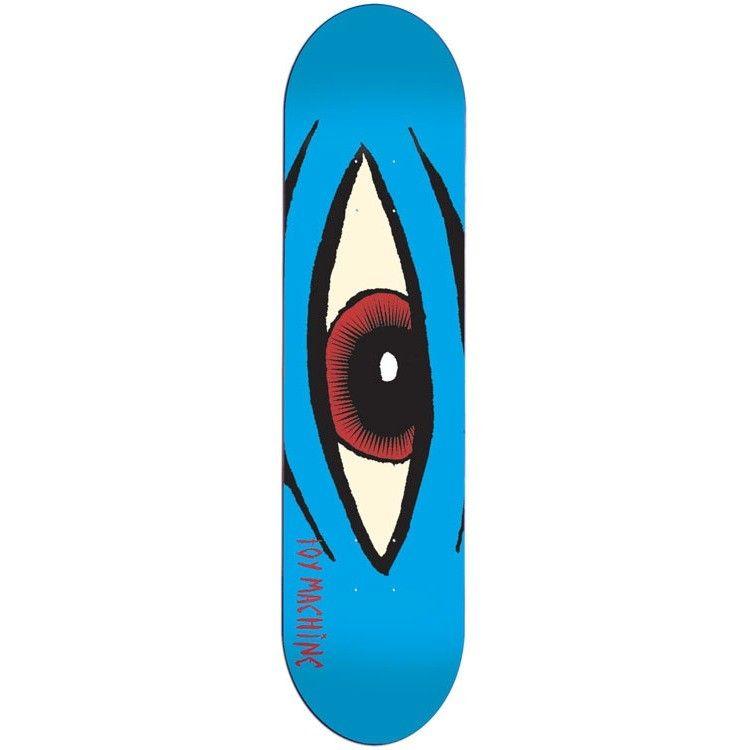 Eye Toy Machine Logo - Toy Machine Sect Eye Blue 8.25 Team Deck - Skate