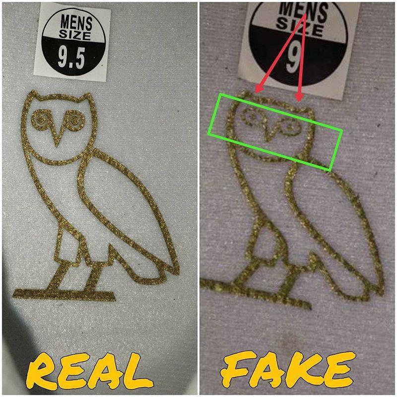 10 Fake vs Real Jordan's Logo - This Video Shows You How To Tell If Your 'OVO' Air Jordan 10s Are ...