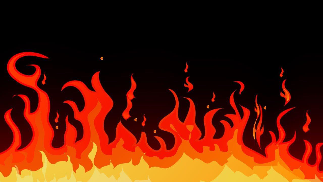 Cartoon Fire Thrasher Logo - How to draw a fire in Adobe illustrator / lessons Adobe illustrator ...