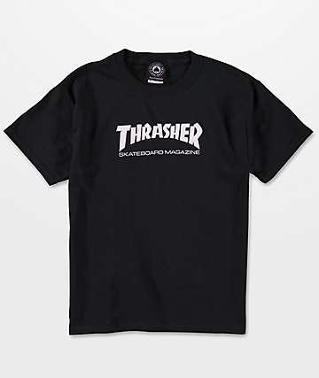 Cartoon Fire Thrasher Logo - Thrasher T Shirts