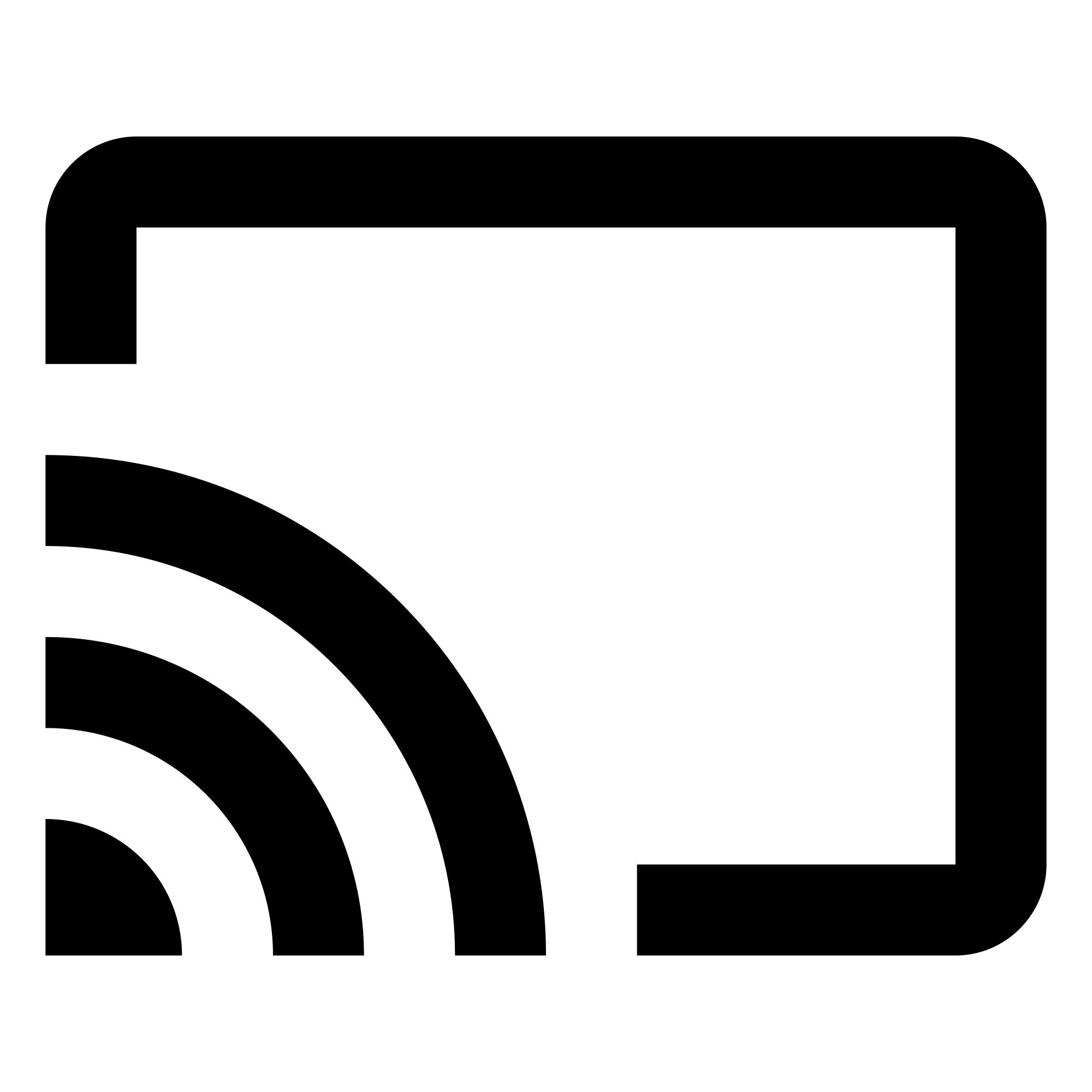 Google Chromecast Logo - File:Chromecast cast button icon.svg - Wikimedia Commons