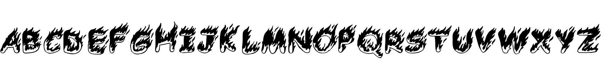Cartoon Fire Thrasher Logo - Free Fire fonts - Urban Fonts