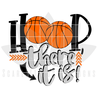 Lava Basketball Logo - Hoop There It Is SVG | Spirit SVG's | Pinterest | Basketball, Cricut ...