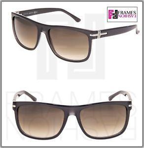 Gucci Translucent Logo - GUCCI Square GG1027S Translucent Grey Brown Gradient Sunglasses 1027 ...