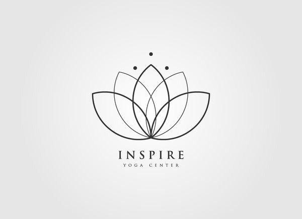 Simple Lotus Flower Logo - Souvenirs. Logo design, Logos