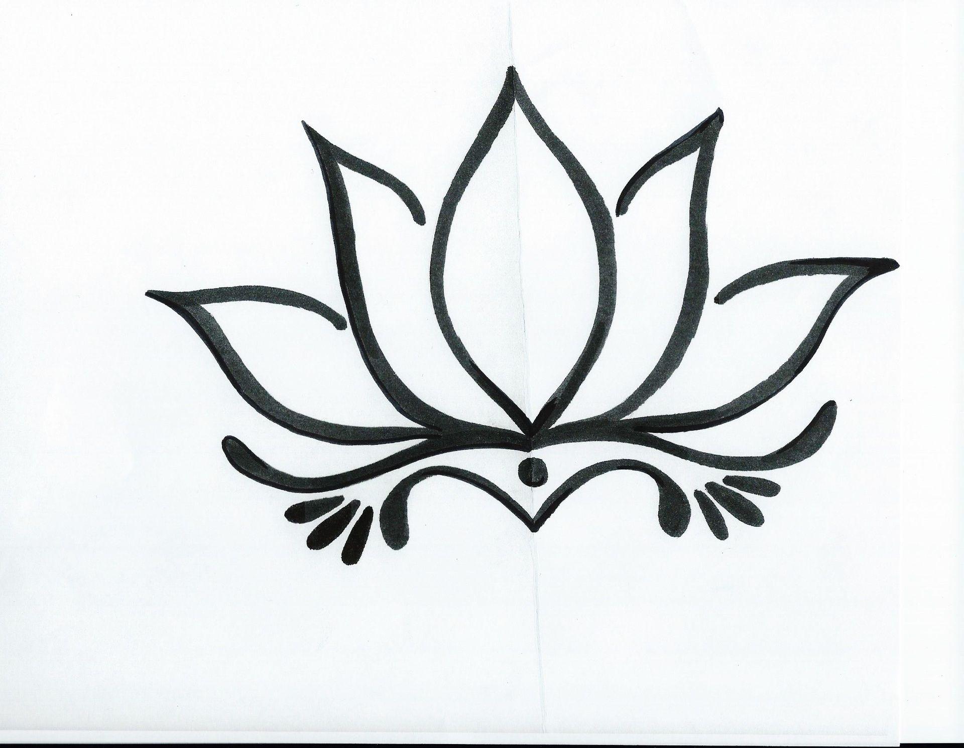Simple Lotus Flower Logo - Ascending Lotus Tattoo | tattoos - ideas/inspirations | Lotus Tattoo ...