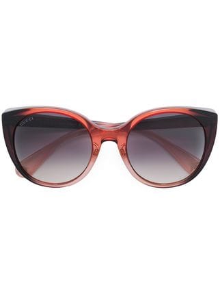 Gucci Translucent Logo - Gucci Eyewear Cat Eye Translucent Sunglasses - Farfetch