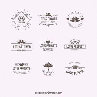 Simple Lotus Flower Logo - Lotus Vectors, Photo and PSD files