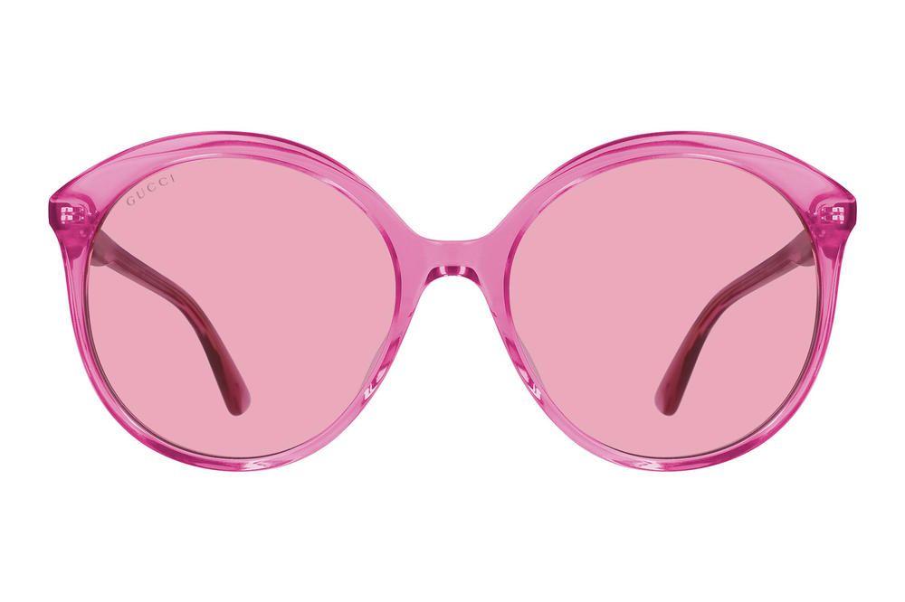 Gucci Translucent Logo - Gucci Drops Monocolor Oversized Retro Sunglasses | HYPEBAE