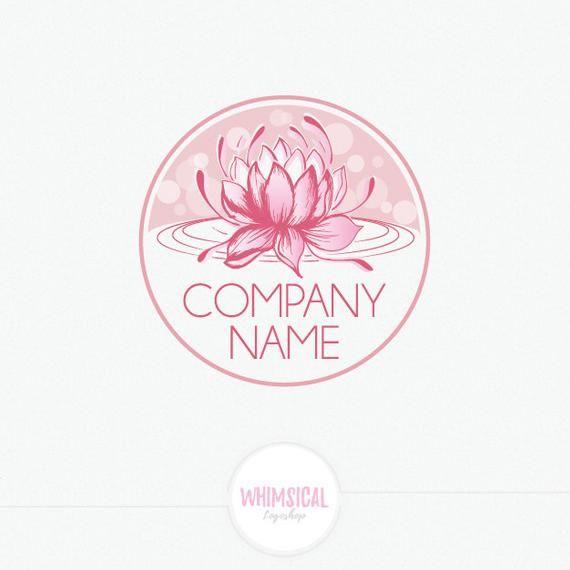 Simple Lotus Flower Logo - Simple Handmade Lotus Flower Sketchy Logo peacful logo | Etsy