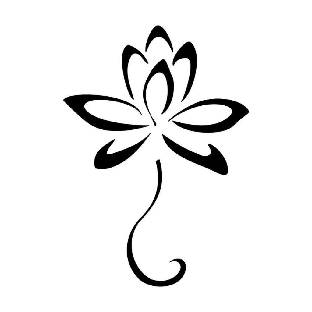 Simple Lotus Flower Logo - Lotus Flower Simple Drawings