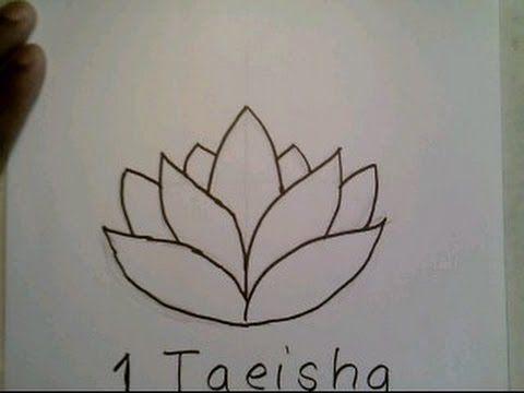 Simple Lotus Flower Logo - Simple Lotus Flower Drawing.com. Free for personal
