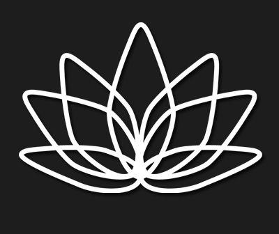 Simple Lotus Flower Logo - logo design marbella