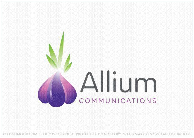 Purple and Green Restaurant Logo - Allium | Bakery and Food and Drink Logo Designs for Sale by LogoMood ...
