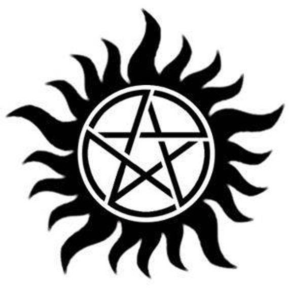 Supernatural Logo - Supernatural Logo Vinyl Car Decal Bumper Window Sticker Any | Etsy