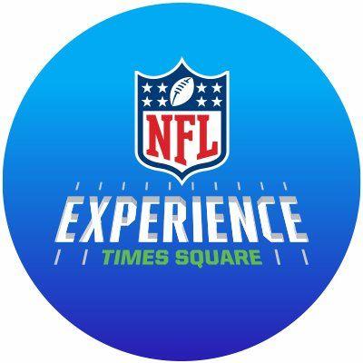 3 People in Blue Square Logo - NFL Experience a Twitter: 
