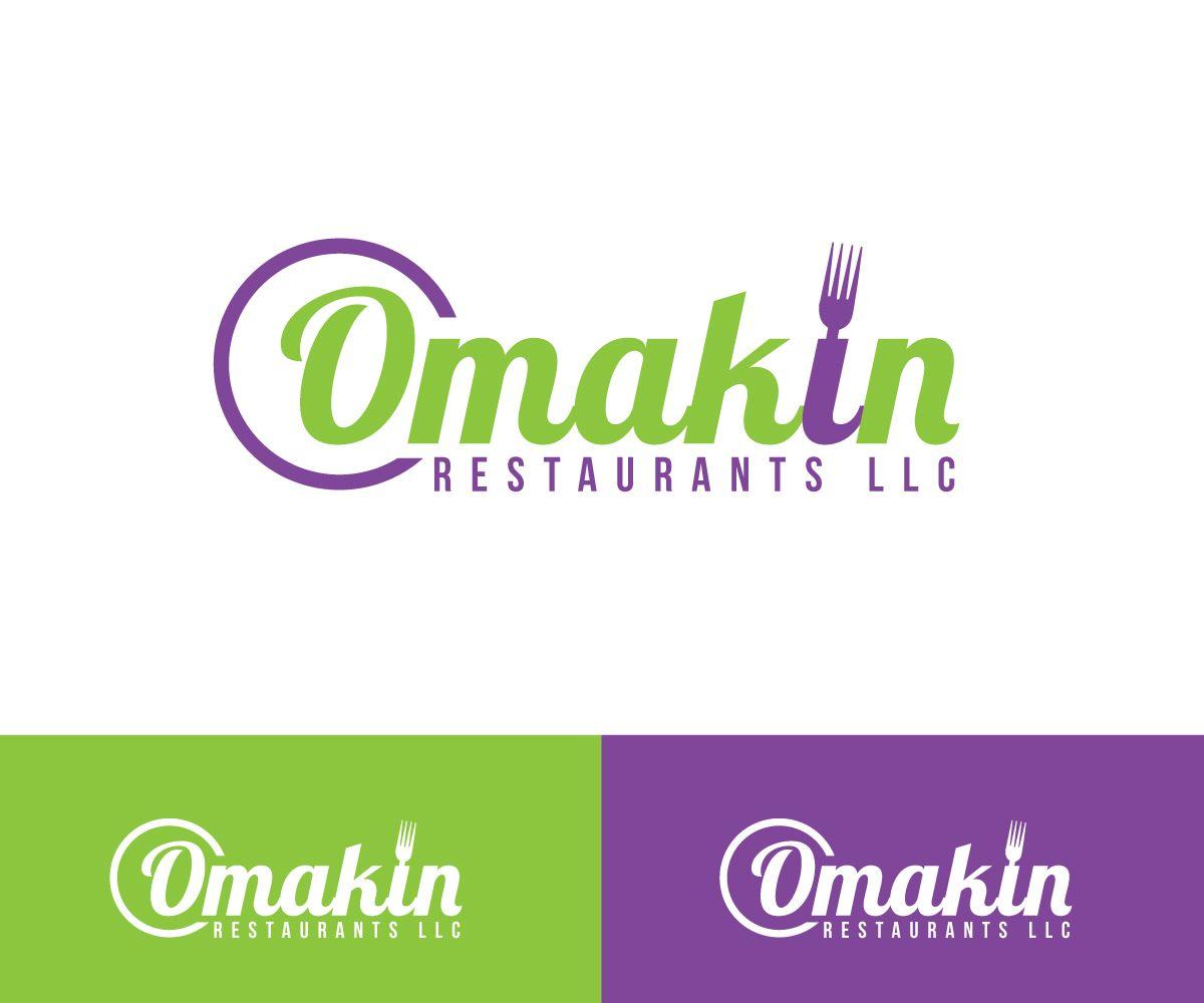 Purple and Green Restaurant Logo - Elegant, Playful, Restaurant Logo Design for Putting our guest at ...