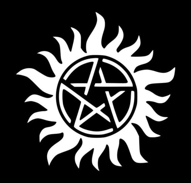 Supernatural Logo - Supernatural Anti-possession Symbol Sam Dean Vinyl Decal Sticker Car ...