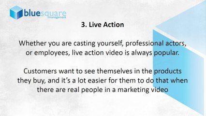 3 People in Blue Square Logo - Video For Business : Different Types Of Video Content For Business ...