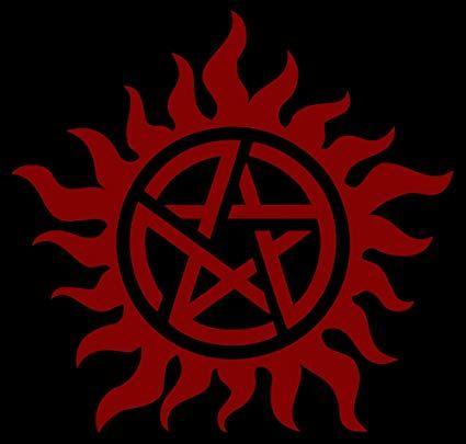 Supernatural Logo - Amazon.com: Anti-Posession Symbol - Supernatural die cut Vinyl Decal ...