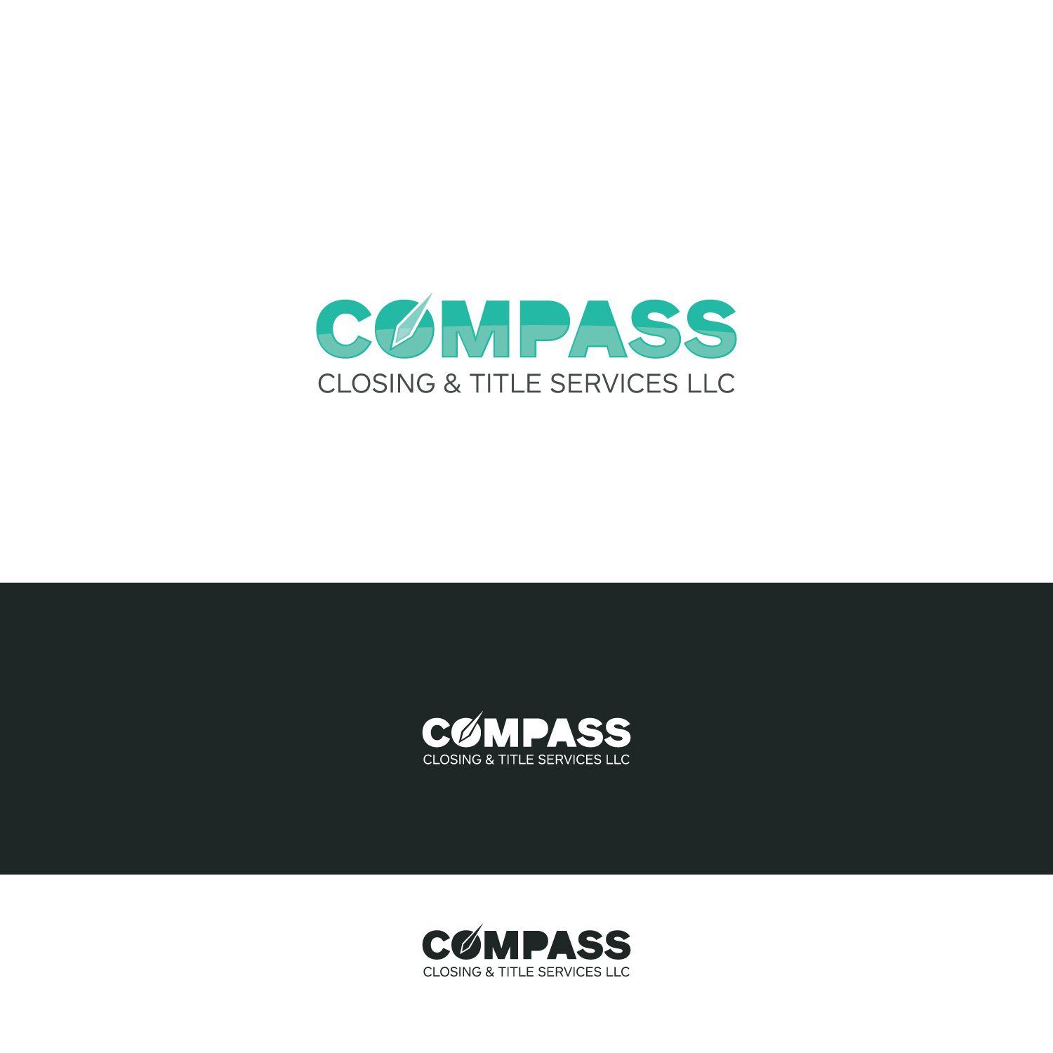 Great Title the Walls Logo - Modern, Bold, Real Estate Logo Design for Compass Closing & Title ...