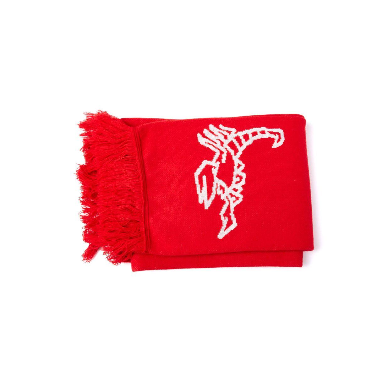 Red and White Scorpion Logo - Scorpion big scarf from the S/S2017 Off-White c/o Virgil Abloh ...