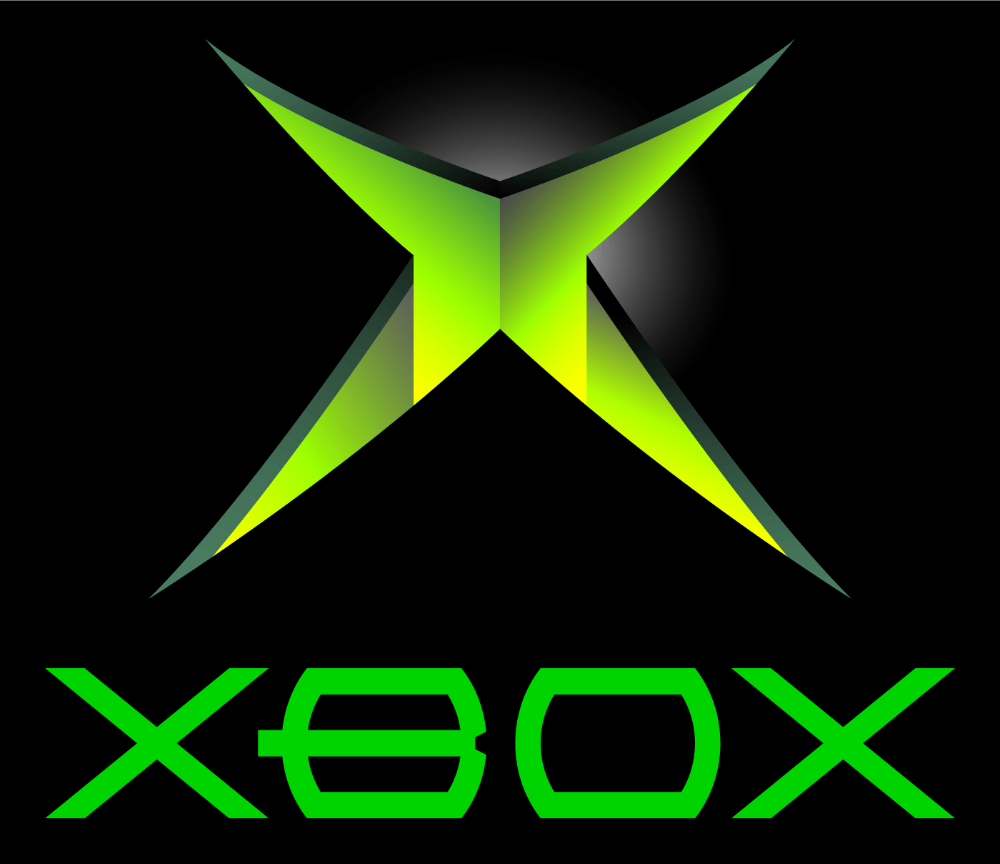 Microsoft Xbox Logo - Xbox logo (2001–05, 2008–10) - Fonts In Use