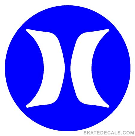 Hurley Circle Logo - Hurley H Logo Stickers Decals [hurley H Lines 1] $3.95 : Acadame
